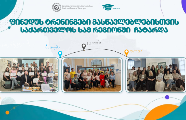 ფინედუმ რეგიონის სკოლების მასწავლებლების მორიგი ნაკადი გადაამზადა