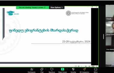 “ფინედუ ემიგრანტების მხარდასაჭერად” - ფინედუზე მორიგი ტრენინგკურსი დასრულდა